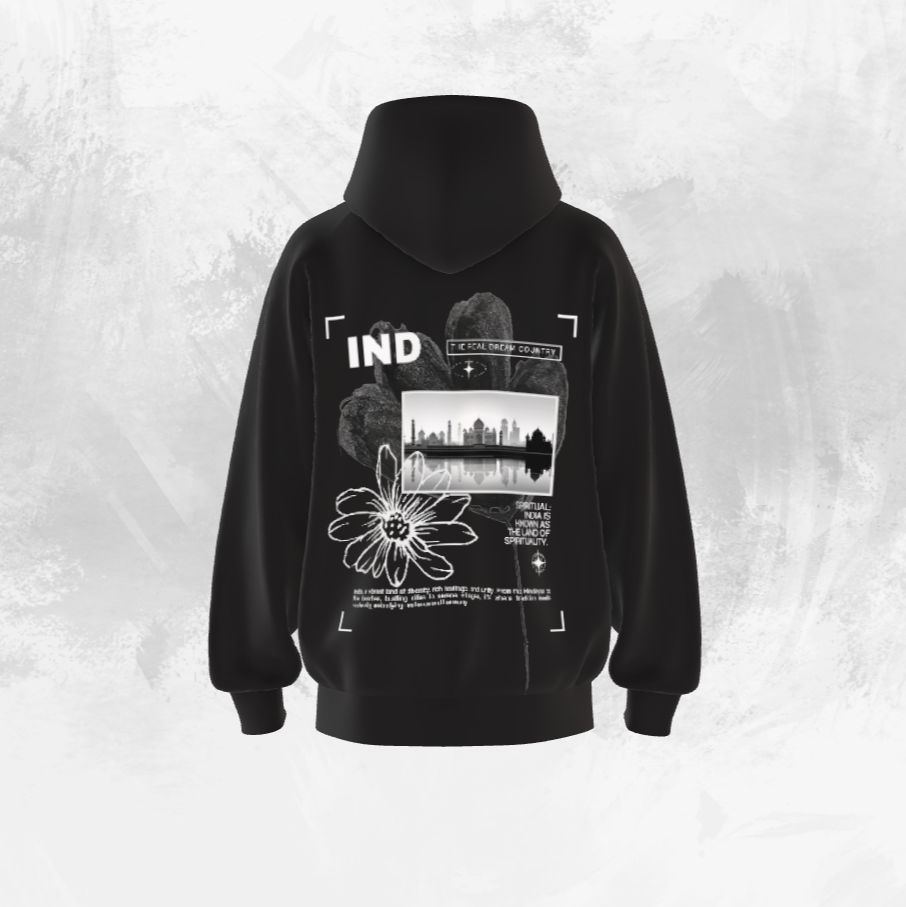 IND Graphic Art - Oversized Hoodie