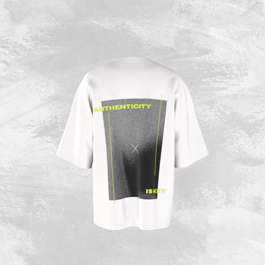 "Authenticity" Graphic Oversized Tee