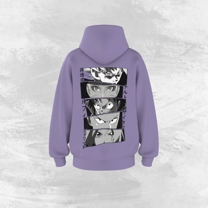 Anime Mashup Oversized Hoodie